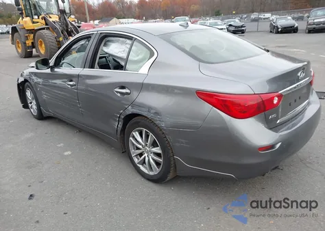 2015 Infiniti Q50 Premium из США, поврежденный, VIN JN1BV7AR2FM411033